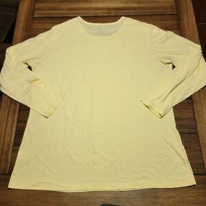 KOI LS Yellow Blouse w/ All Over Heart - Size 2XL